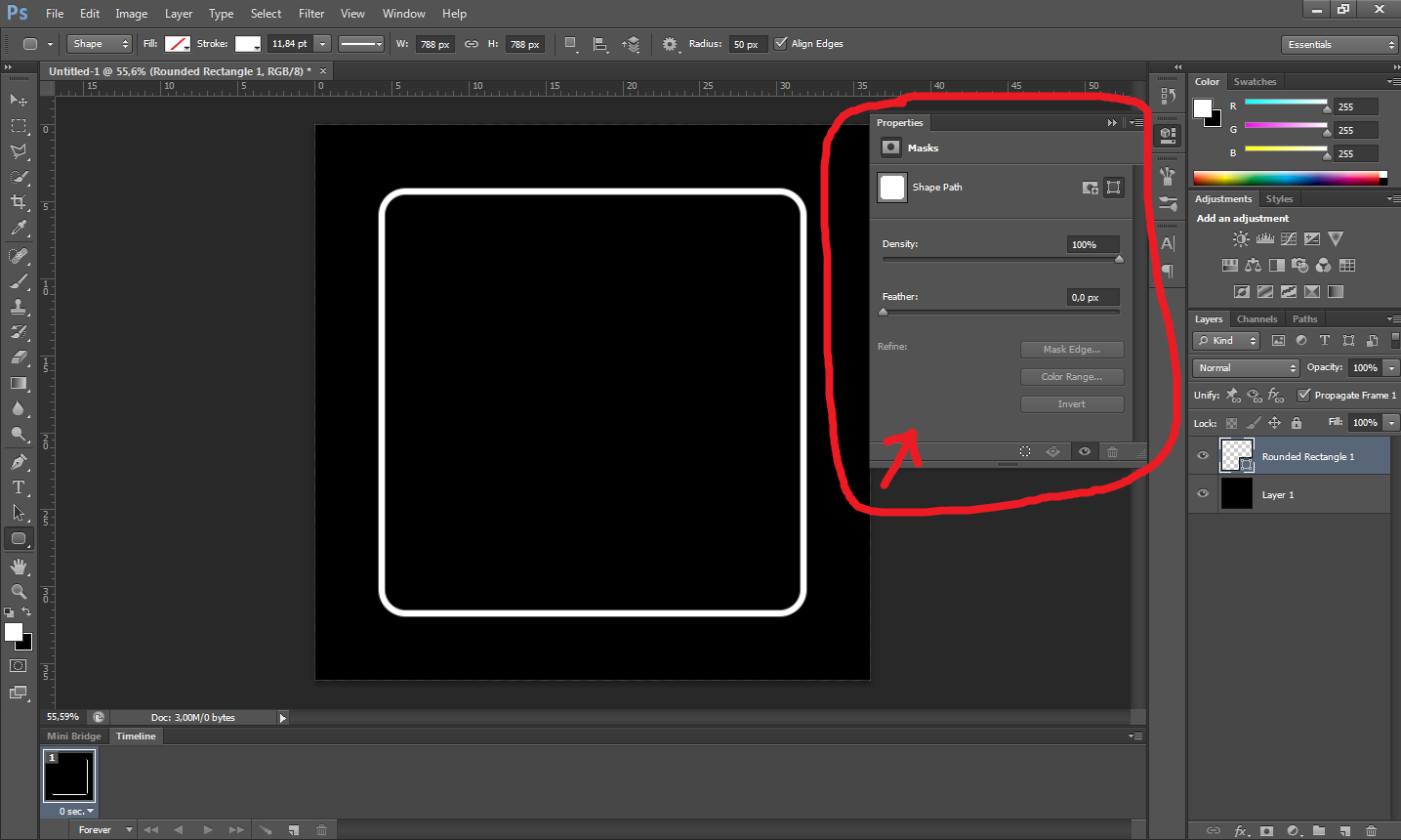 How To Make Rounded Corner Shape In